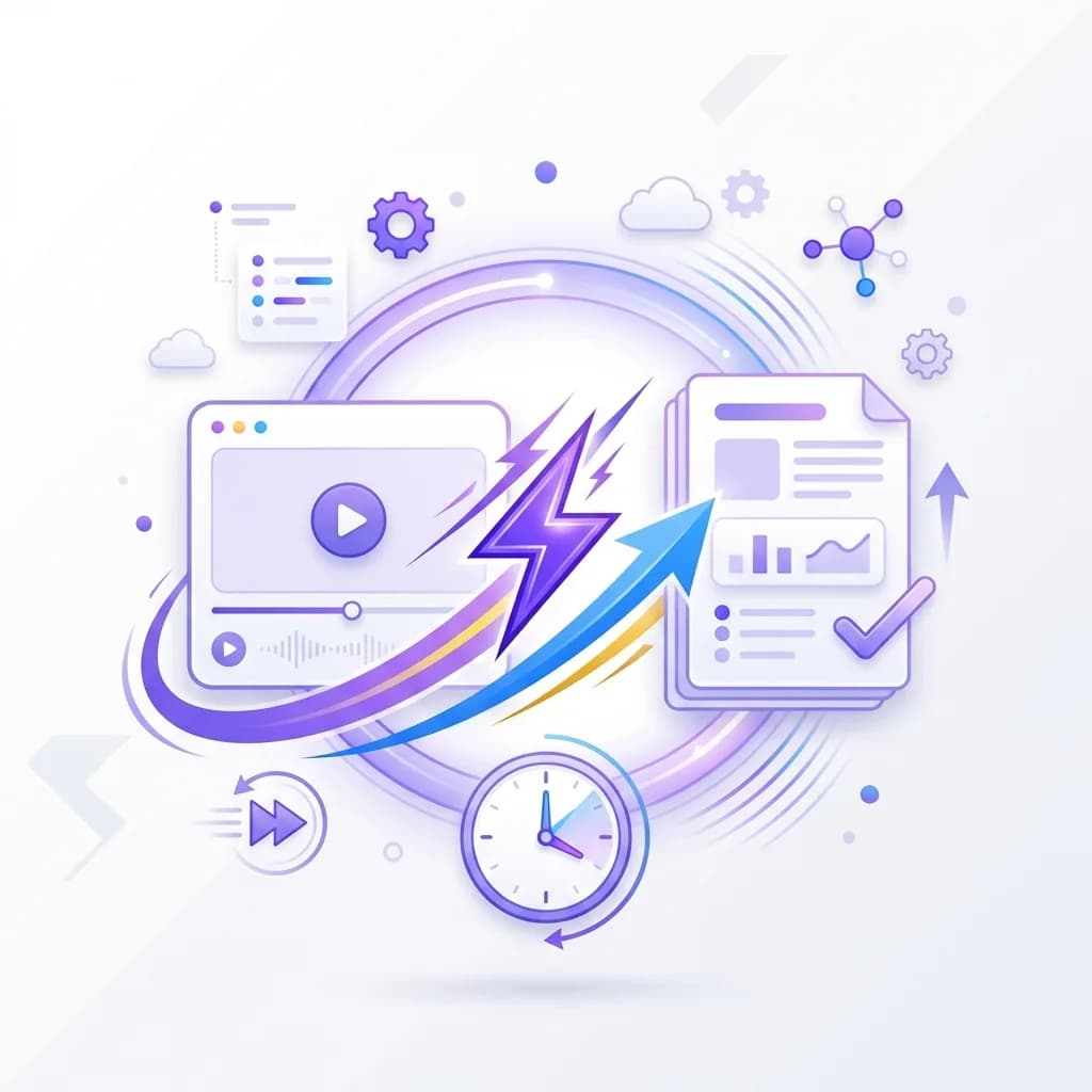Video Summarizer delivering instant results in under a minute